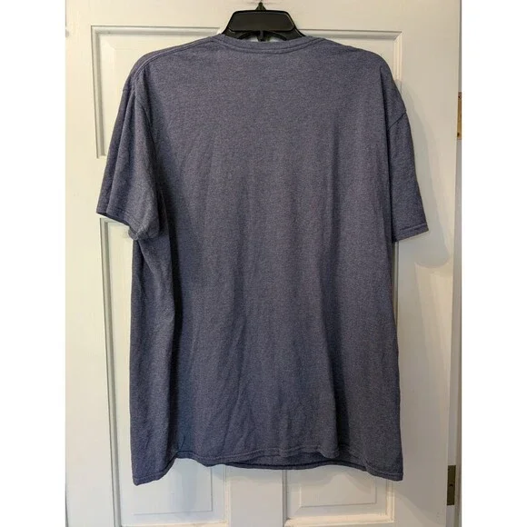 Bluey Family Graphic T-Shirt Men’s XL Blue Cotton Blend Short Sleeve Disney BBC - Picture 4 of 9